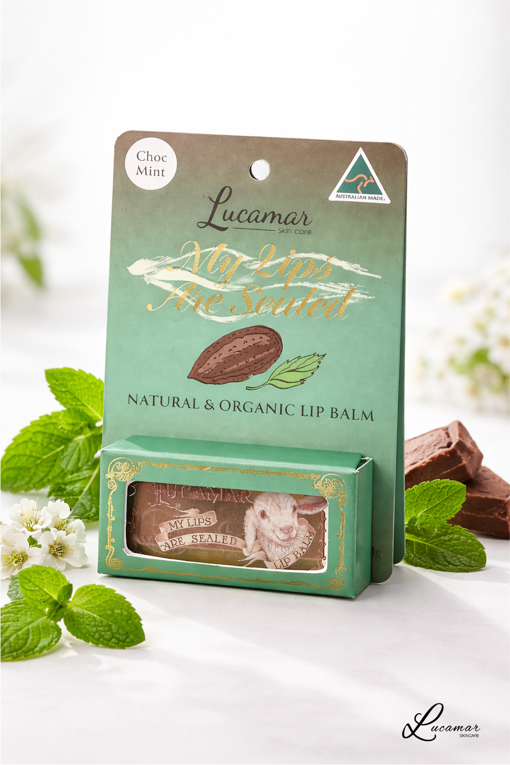 My Lips Are Sealed Lip Balm - Choc-Mint