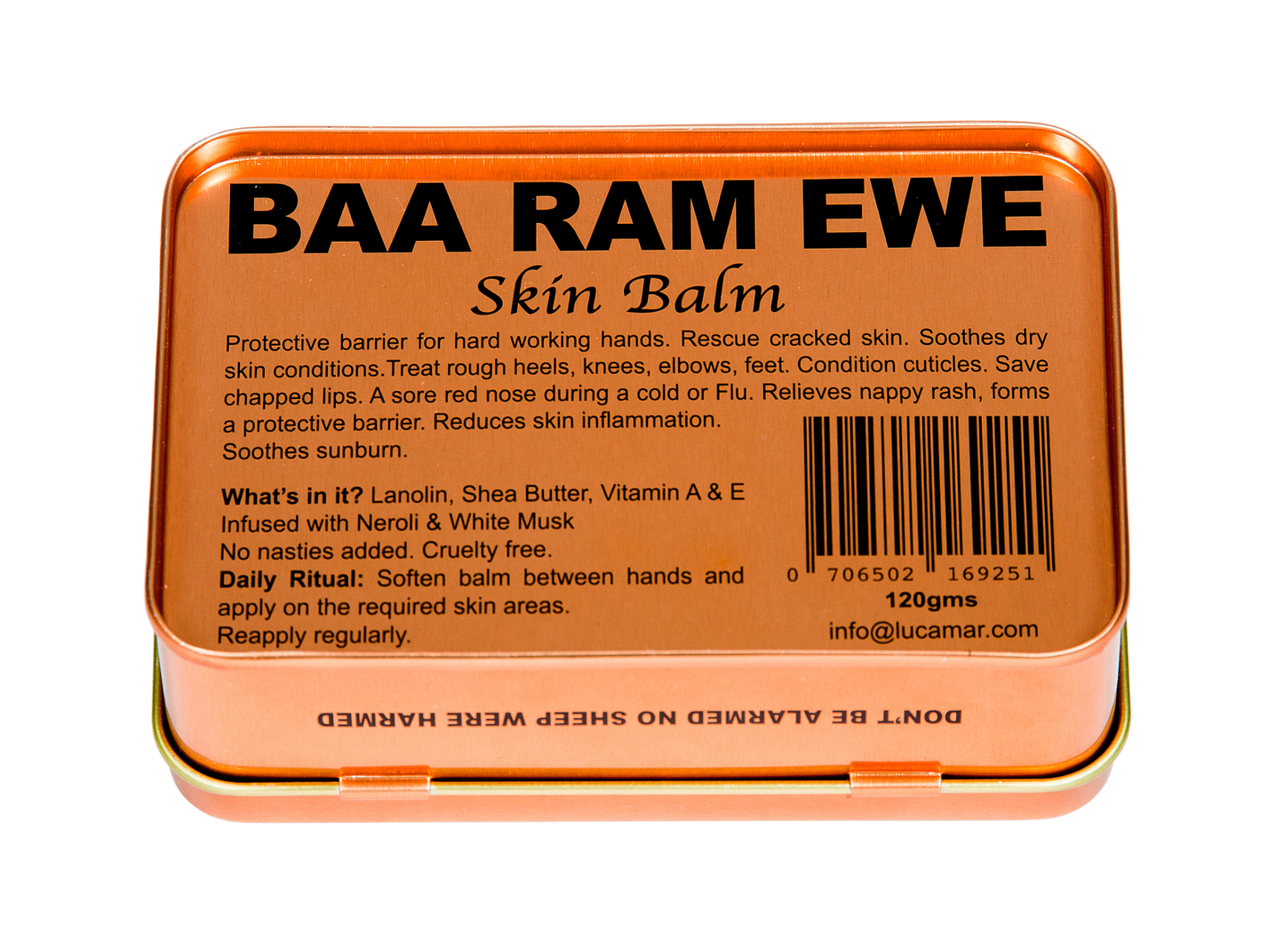 Lucamar Skin Balm 50g. (SALE) contains no beeswax ( SOLD OUT )