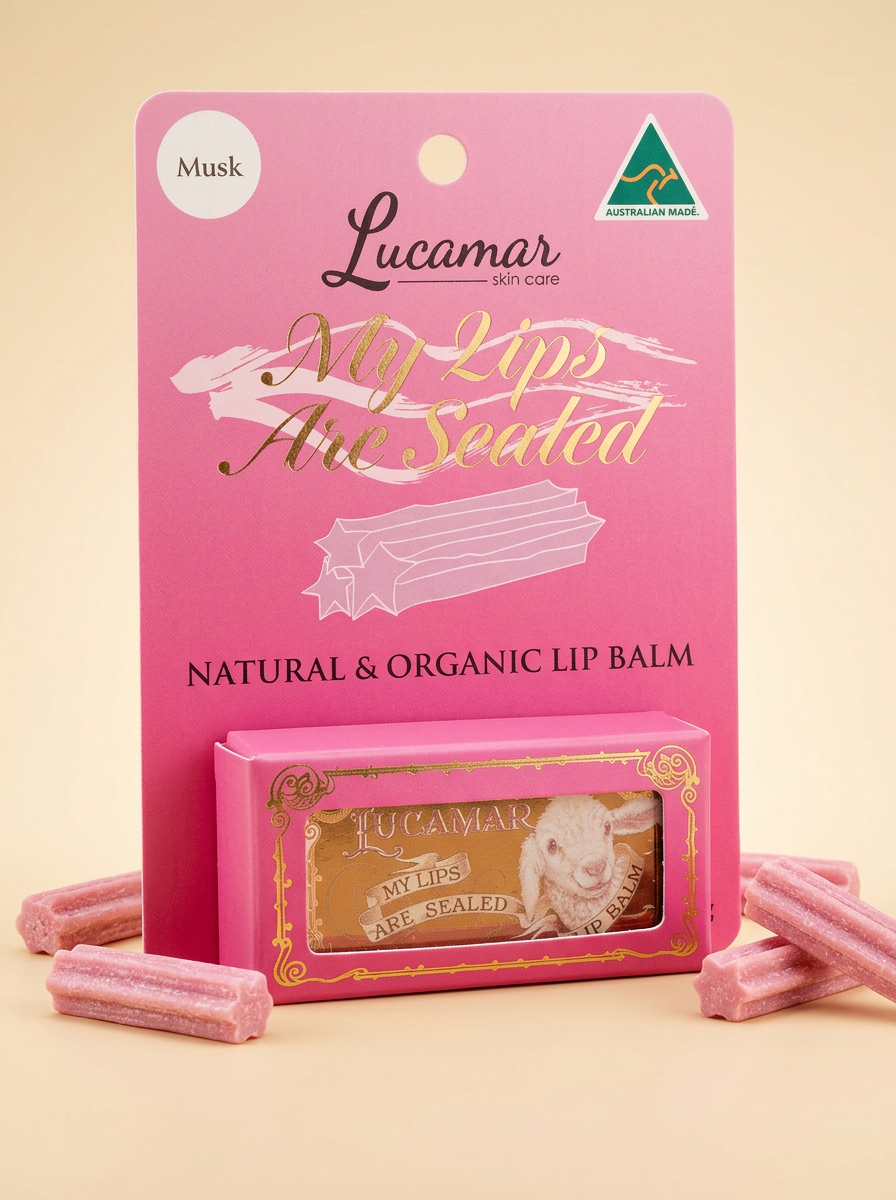 My Lips Are Sealed™ Lanolin Lip Balm | Musk | 10g