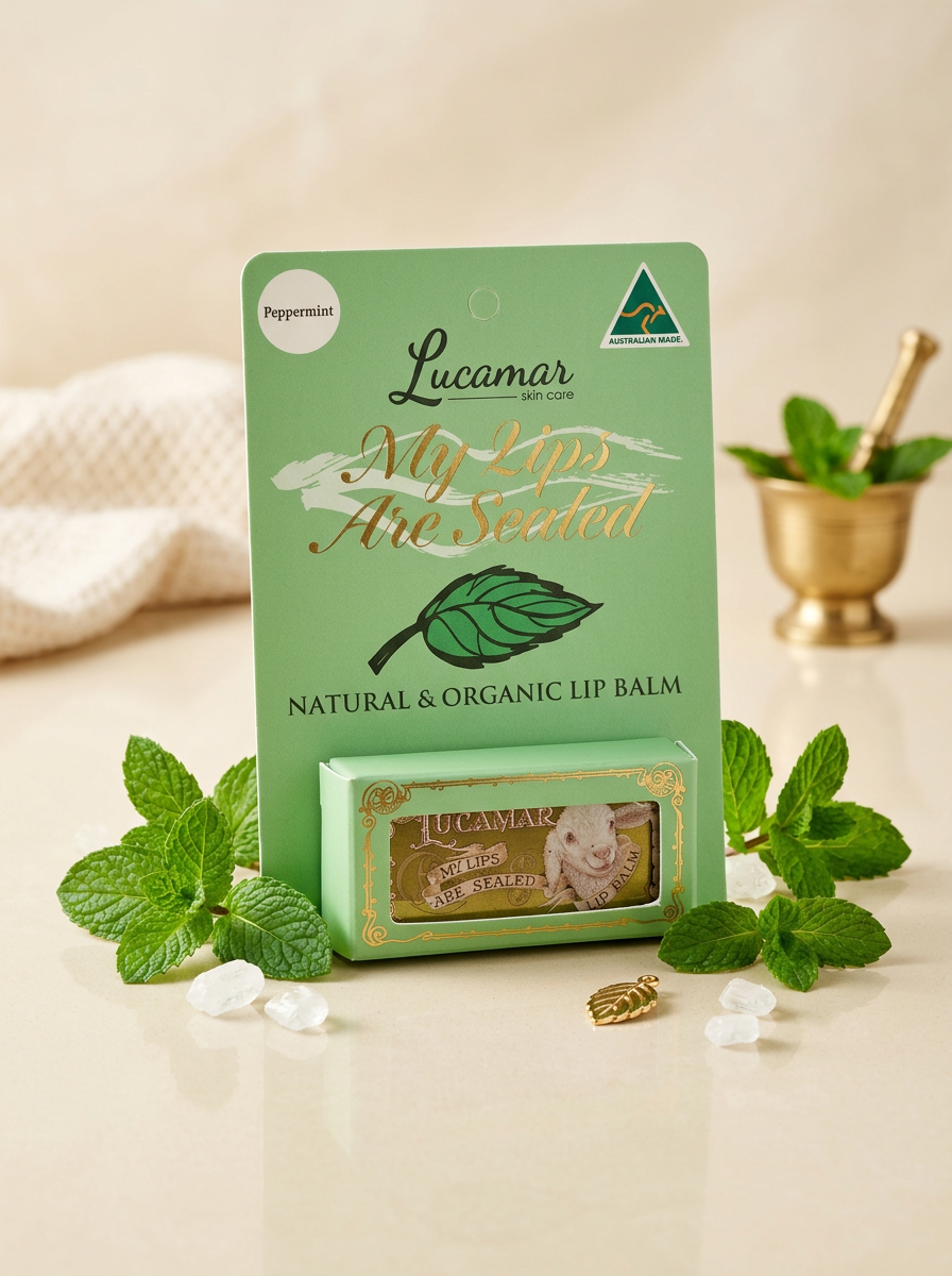 My Lips Are Sealed™ Lanolin Lip Balm | Peppermint | 10g