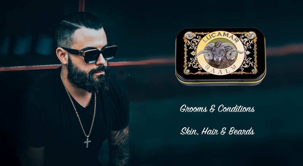 Grooms conditions skin, hair and beards